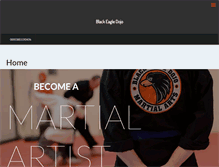 Tablet Screenshot of blackeagledojo.com